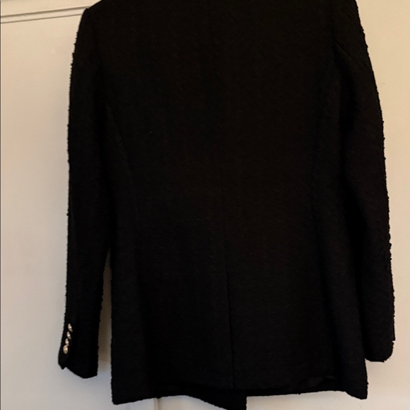H&M Black Double-Breasted Blazer with Gold Buttons - Picture 6 of 12